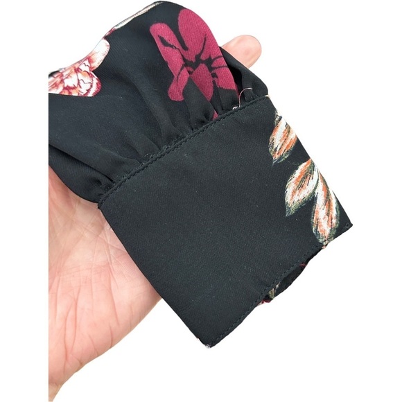 Cupcakes and Cashmere Women's Jaylyn Roses Printed Dress Sweetheart Neckline 6 - Picture 5 of 7